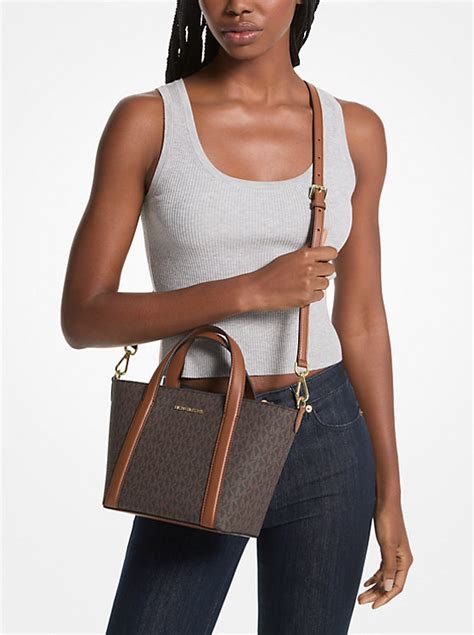 Michael Kors Pratt Small Tote Bag in Brown .